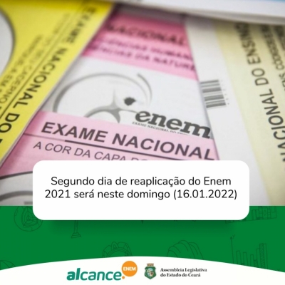 Alcance.Enem apresenta aulas e dicas para segundo dia de reaplicação do exame