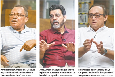 Candidatos dividem tempo entre propostas e críticas à Lei