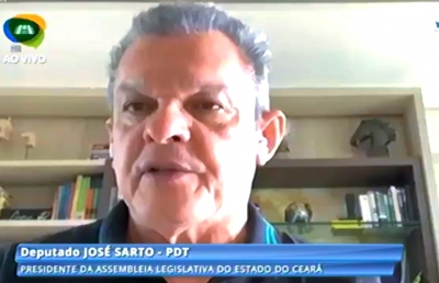 Presidente, deputado José Sarto anuncia retorno das atividades presenciais AL