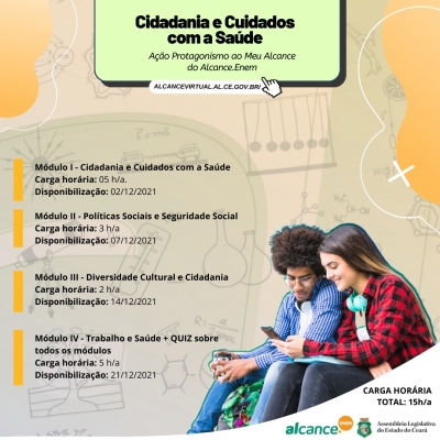 Projeto Alcance oferece novo curso sobre cidadania e cuidados com a saúde