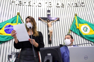 Votação, durante a sessão legislativa desta quinta -feira