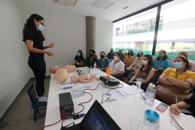 Profissionais do Ciadi recebem treinamento sobre suporte básico de vida