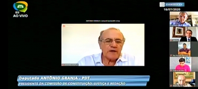 Reunião remota da da Comissão de Constituição, Justiça e Redação