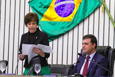 Abertura dos trabalhos da sessão plenária desta terça-feira