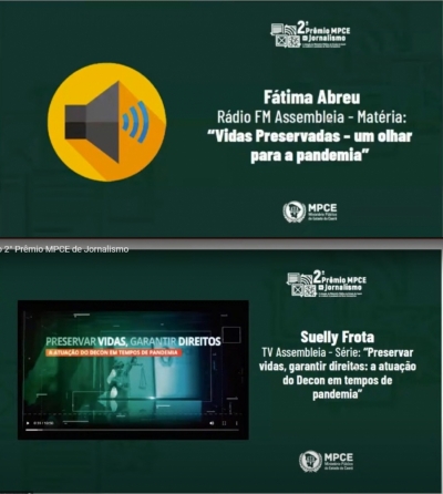 TV e FM Assembleia vencem Prêmio MPCE de Jornalismo