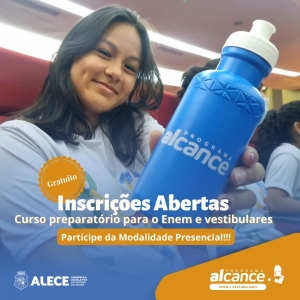 Alcance inscreve para curso nas modalidades presencial e on-line