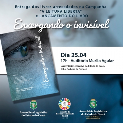 Alece lança livro sobre gestão sistêmica e entrega doações de campanha
