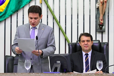 Abertura dos trabalhos da sessão plenária desta quarta-feira