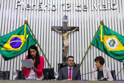 Abertura dos trabalhos da sessão plenária desta terça-feira 