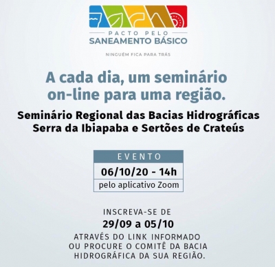 Seminário apresenta cenário das bacias hidrográficas da Ibiapaba e Sertões de Crateús