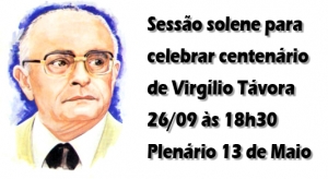 AL celebra centenário de Virgílio Távora e entrega medalha a César Barreto Lima