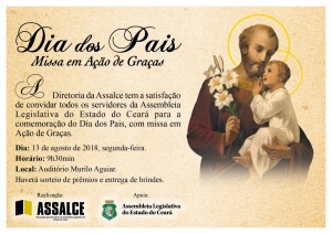 AL e Assalce realizam missa em homenagem ao Dia dos Pais