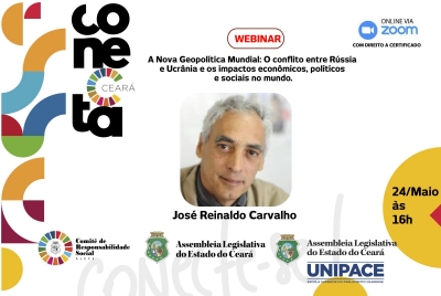 Conecta Ceará realiza webinar sobre o conflito entre Rússia e Ucrânia