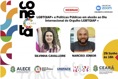 Conecta Ceará desta quarta-feira debate políticas públicas para LGBTQIAP+