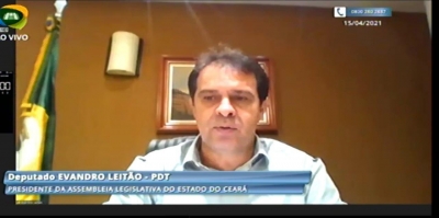 Presidente da Assembleia Legislativa, deputado Evandro Leitão