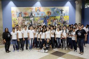 Visita de Alunos na AL