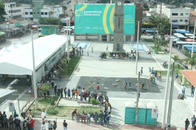 Prestação de serviços e cursos marcam primeiro dia da Assembleia Itinerante em São Benedito