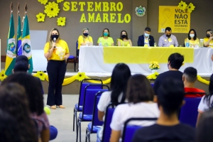 Estudantes da Escola Estadual Lia Sidou e Escola Municipal Guilherme Janja, participam da Oficina Despertar