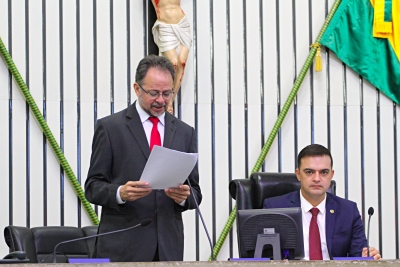 Abertura dos trabalhos da sessão plenária desta terça-feira 