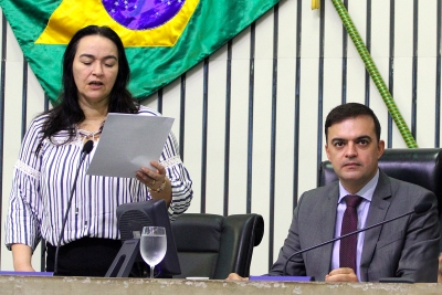 Abertura dos trabalhos da sessão plenária desta quarta-feira