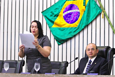 Abertura dos trabalhos da sessão plenária desta terça-feira 