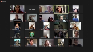 Servidores e servidoras da AL participaram do Webinar por meio de videoconferência 