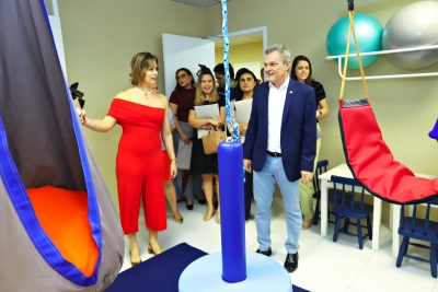 presidente da AL, deputado José Sarto visitou as instalações do projeto Mundo Azul